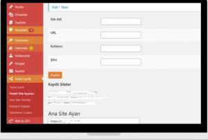 Hedef Site Ekleme Paneli